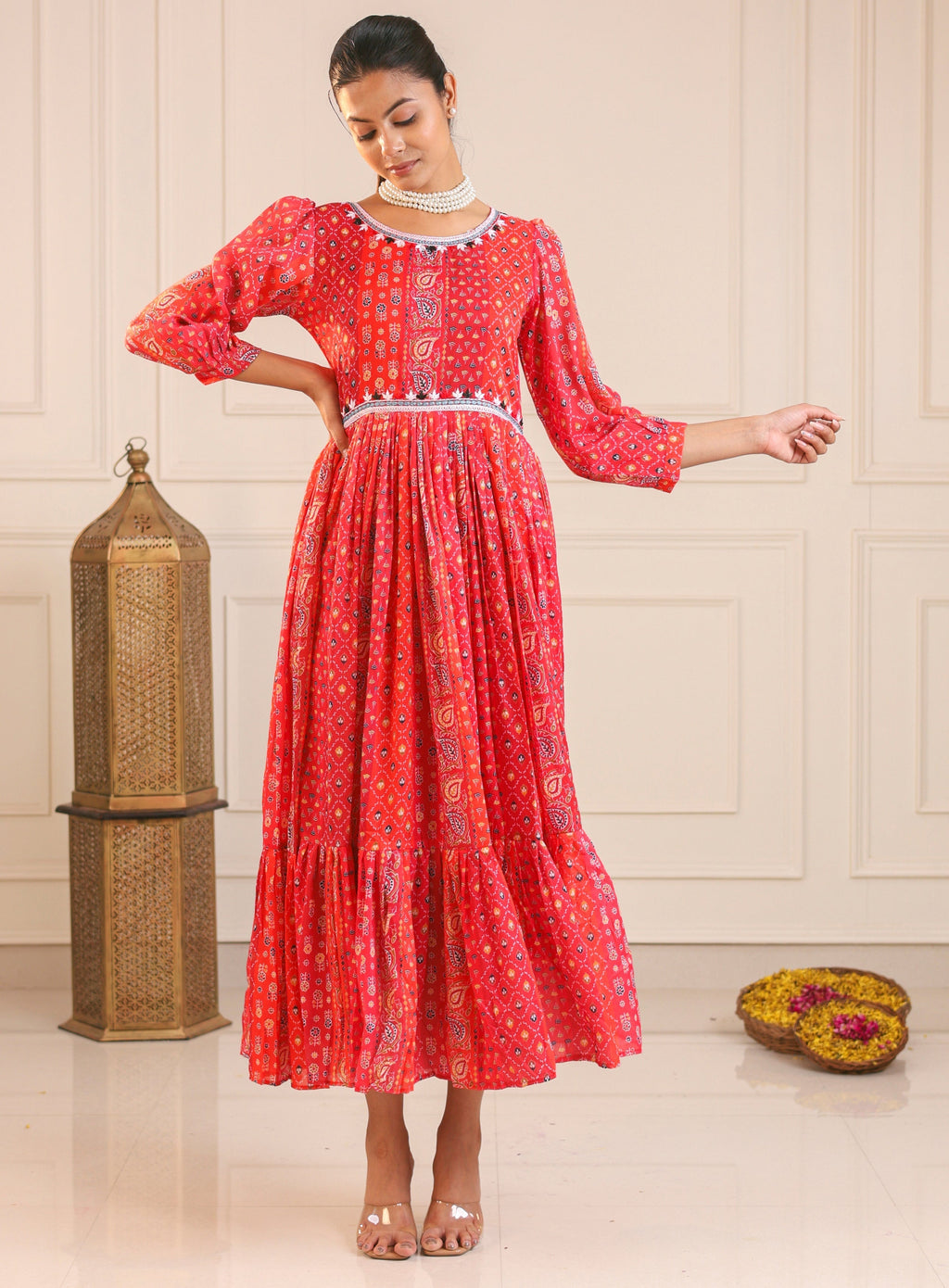 Kali-Long Western Gown