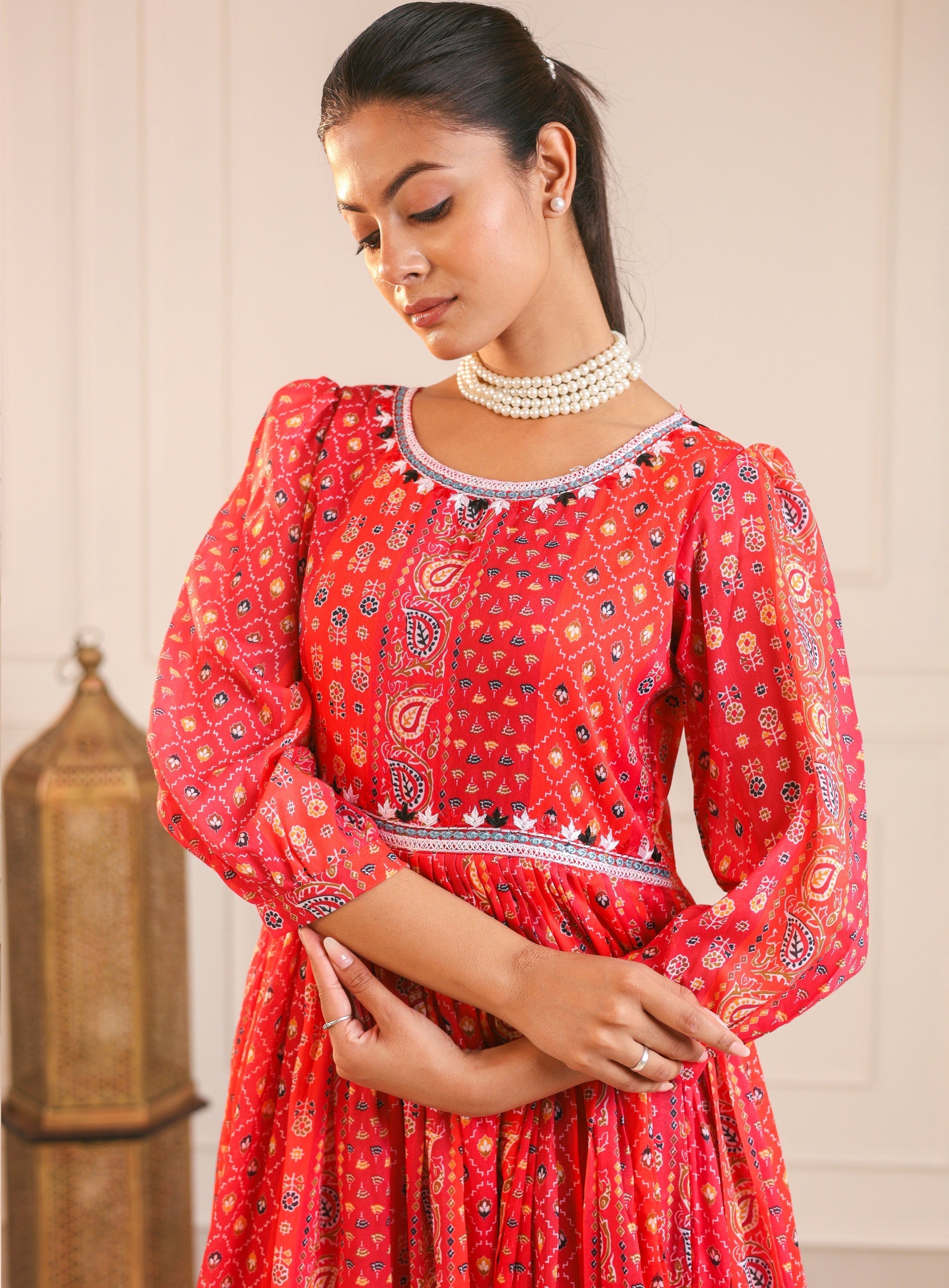 Kali-Long Western Gown